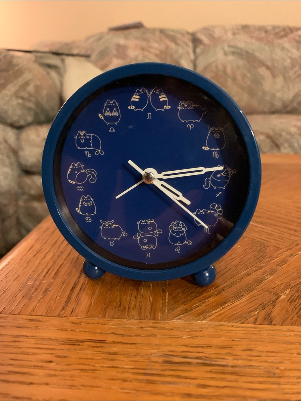 Pusheen Blue Alarm Clock